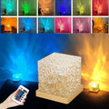 LED 3D Ocean Wave Projector Night Lamp Water Ripple Light.
