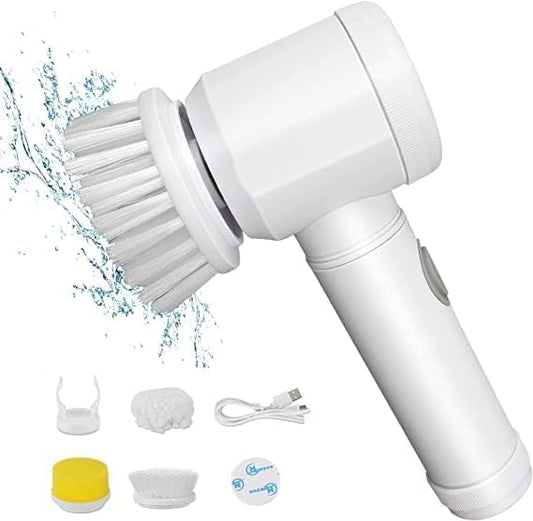 Electric Spin Cleaning Brush | Cordless Multi-Surface Scrubber with 3 Brush Heads