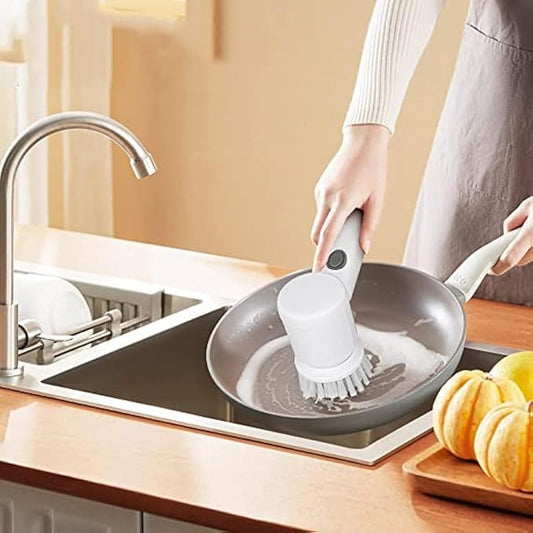 Electric Spin Cleaning Brush | Cordless Multi-Surface Scrubber with 3 Brush Heads