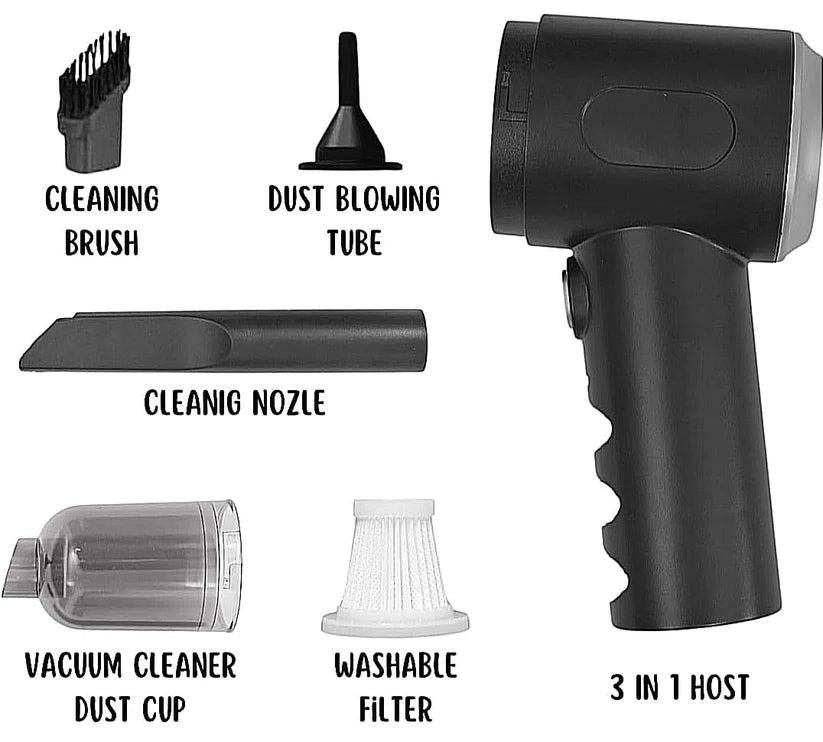 Car Vacuum Cleaner – High-Power, Portable & Wireless