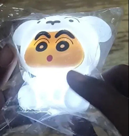 Premium Crayon Shin-chan Shiro LED Night Light – Cute Room Decor & Bedside Lamp