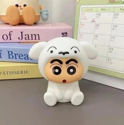 Premium Crayon Shin-chan Shiro LED Night Light – Cute Room Decor & Bedside Lamp