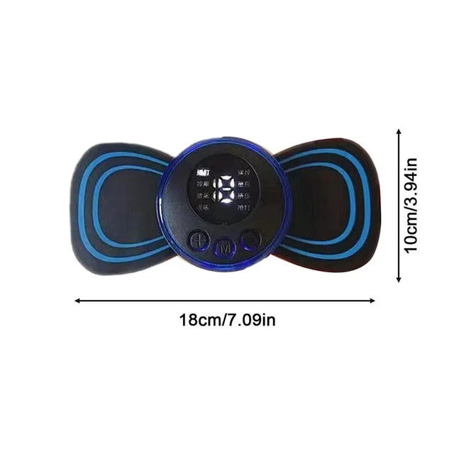 Portable Neck Massager – USB Rechargeable EMS | Velvet Wellness
