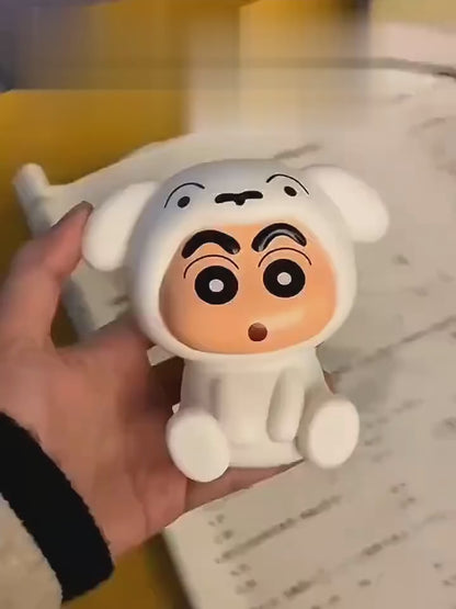Premium Crayon Shin-chan Shiro LED Night Light – Cute Room Decor & Bedside Lamp