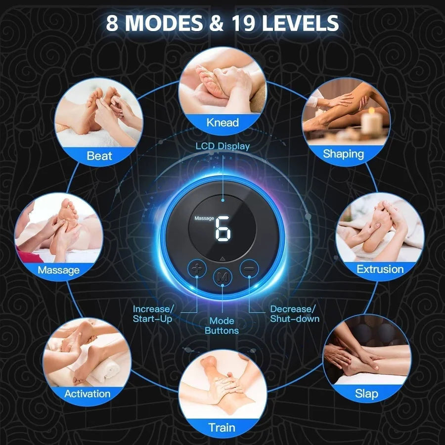 Foot Massage Pain Reliever, Wireless  Ems Massager Machine