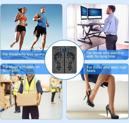 Foot Massage Pain Reliever, Wireless  Ems Massager Machine