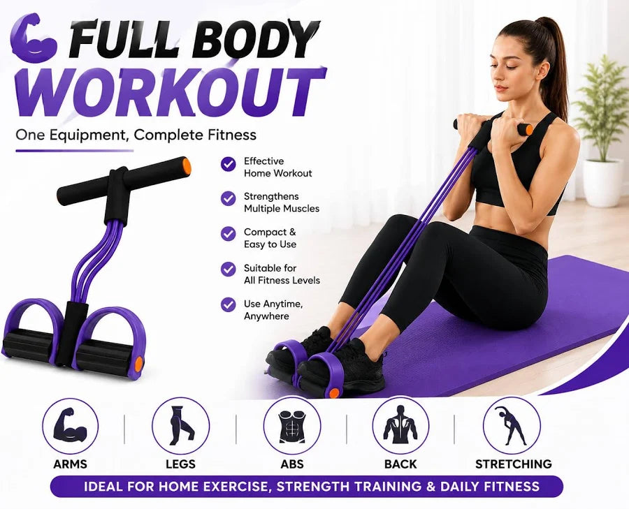 Yoga Pedal Puller Resistance Band Fitness Equipment